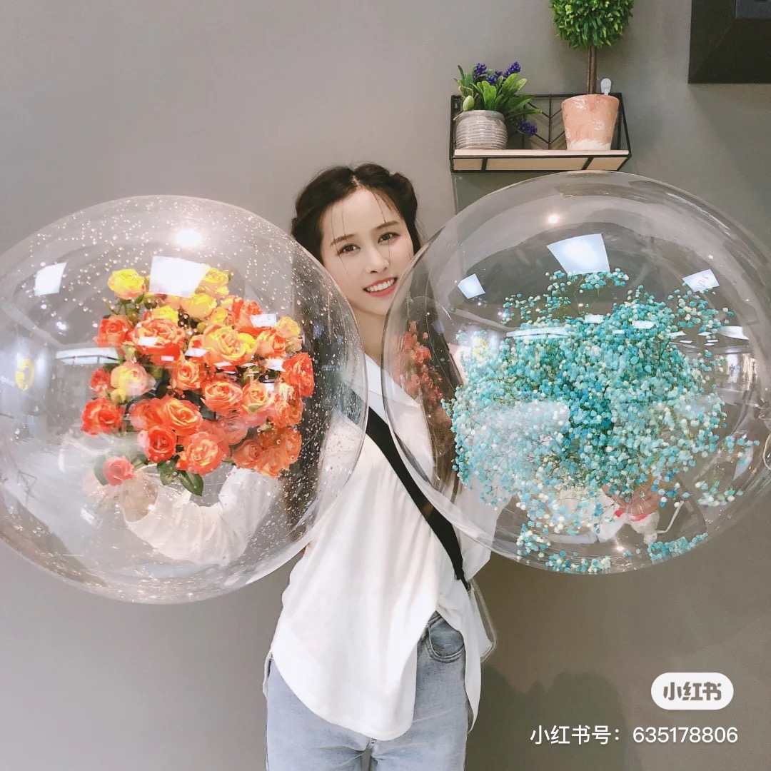 AW-BF-GHCR | Bolsa transparente para flores en tres tamaños