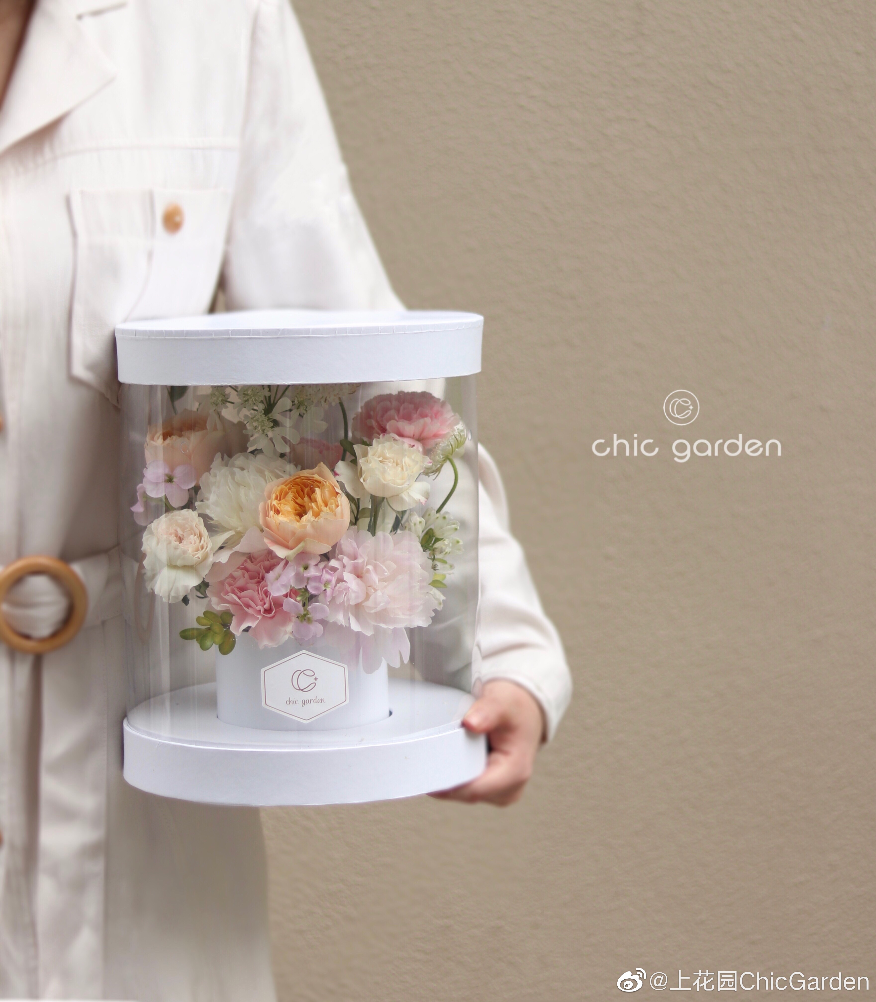 AW-CF-3UN9 | Cubeta transparente para arreglos florales