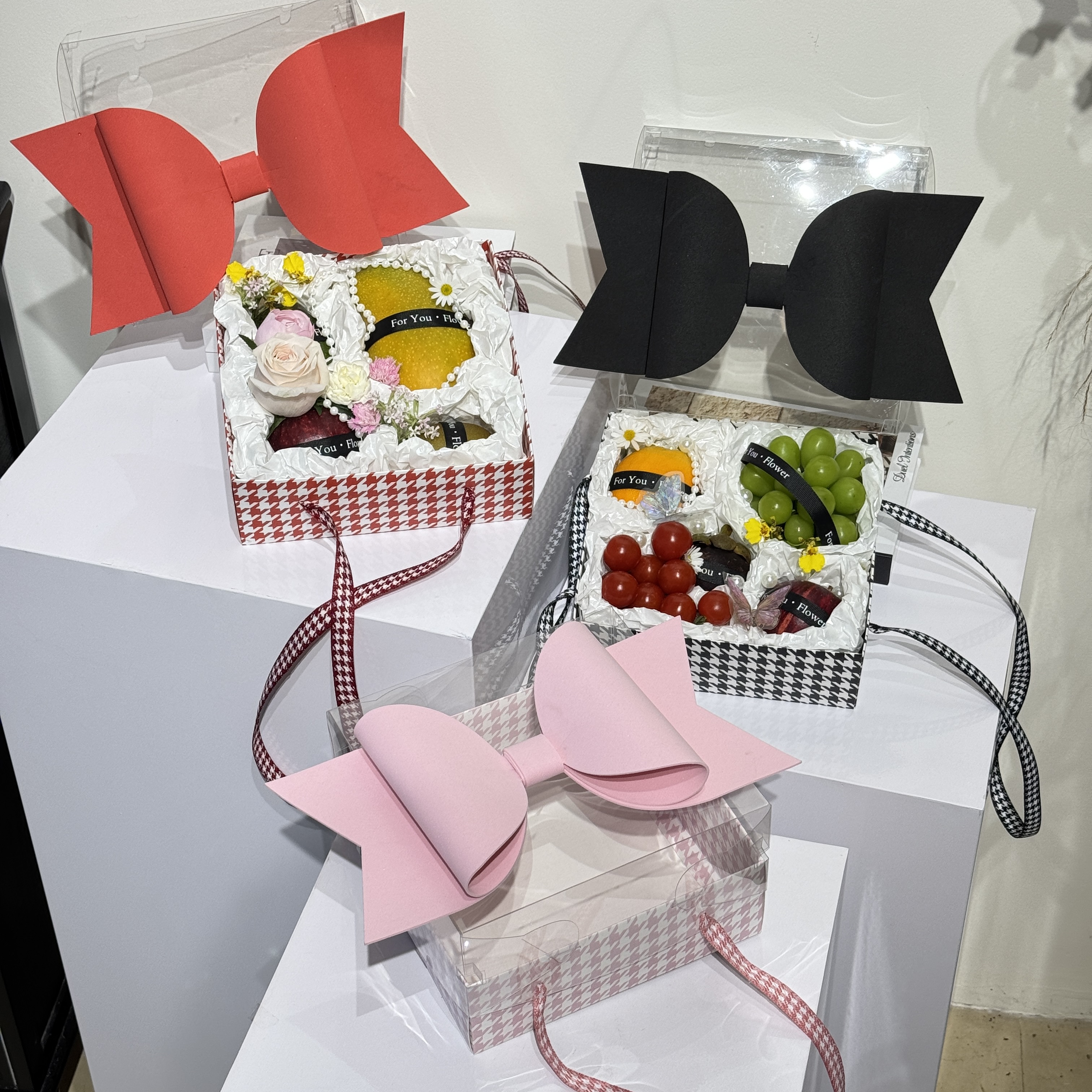 AW-CF-6YDS | Caja floral pata de gallo cuadrada