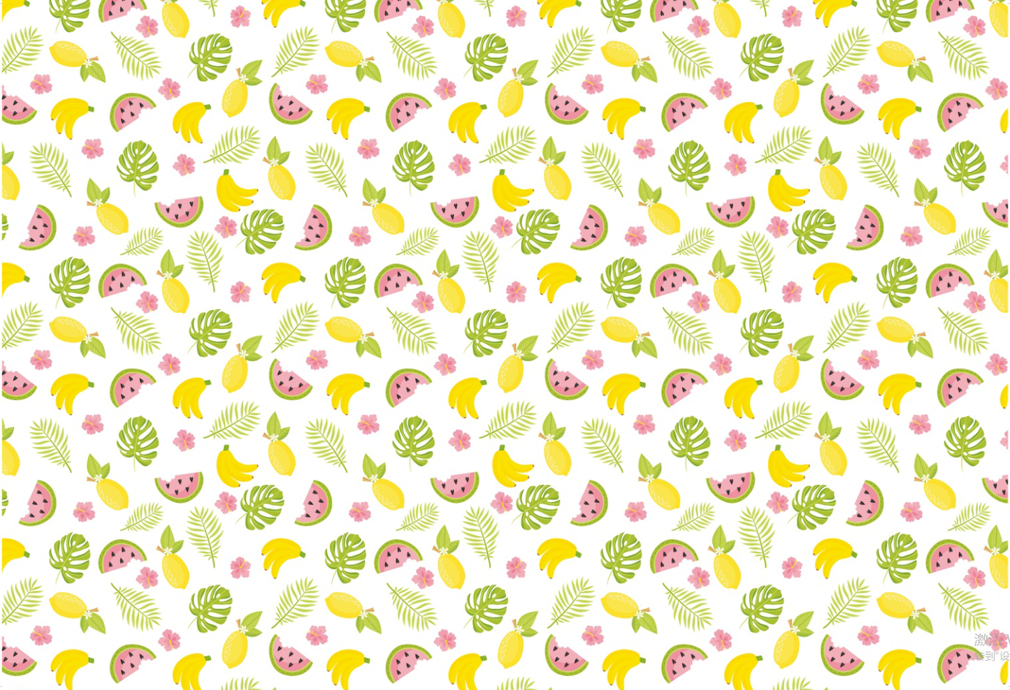 AW-PR-G486 | Papel para regalo con flores tropicales