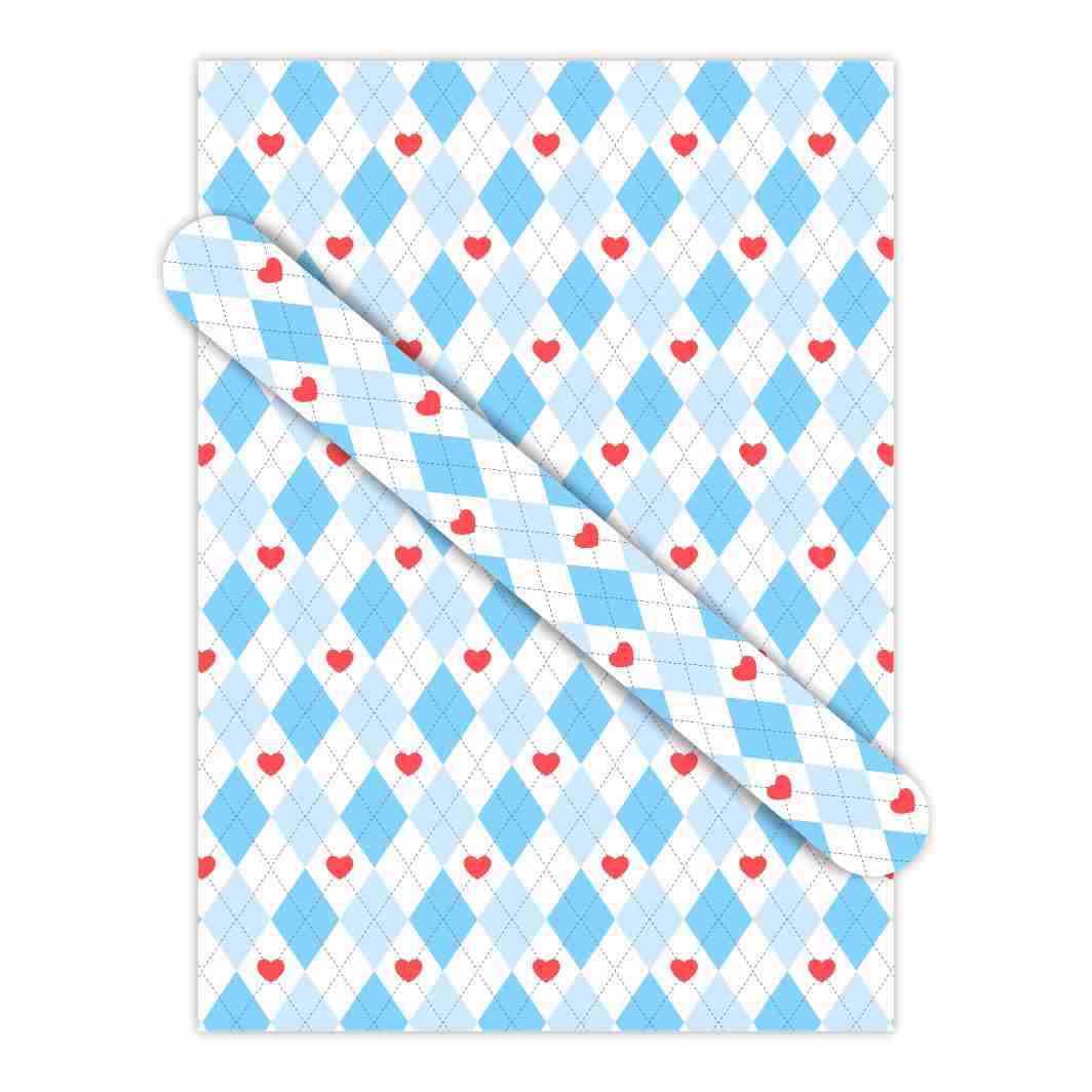 AW-PR-F45F | Papel para regalo en tonos azules