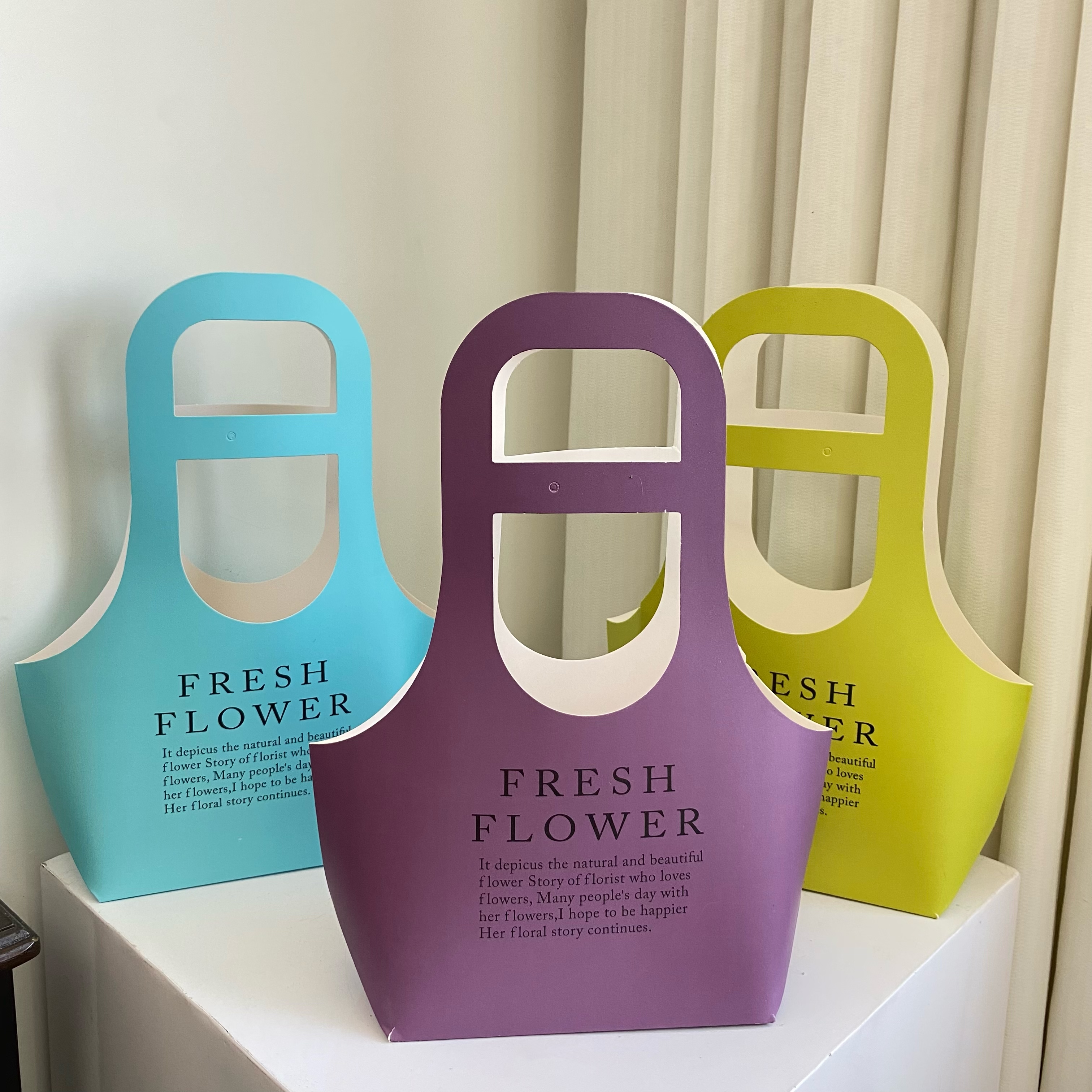 AW-BF-Y99S | Bolsa floral tipo bolso en dos tamaños