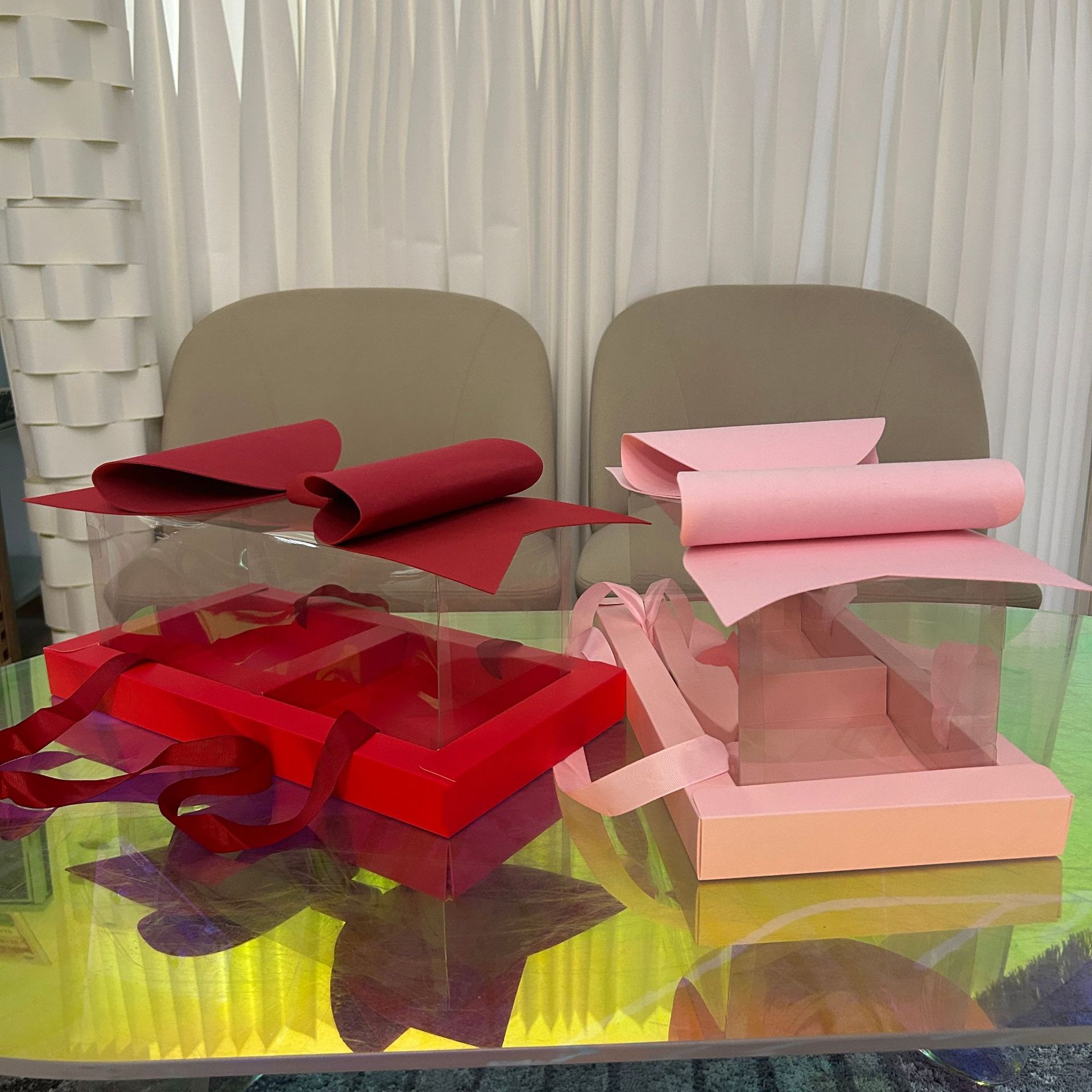 AW-CF-2J3G | Caja nueva para flores y pastel