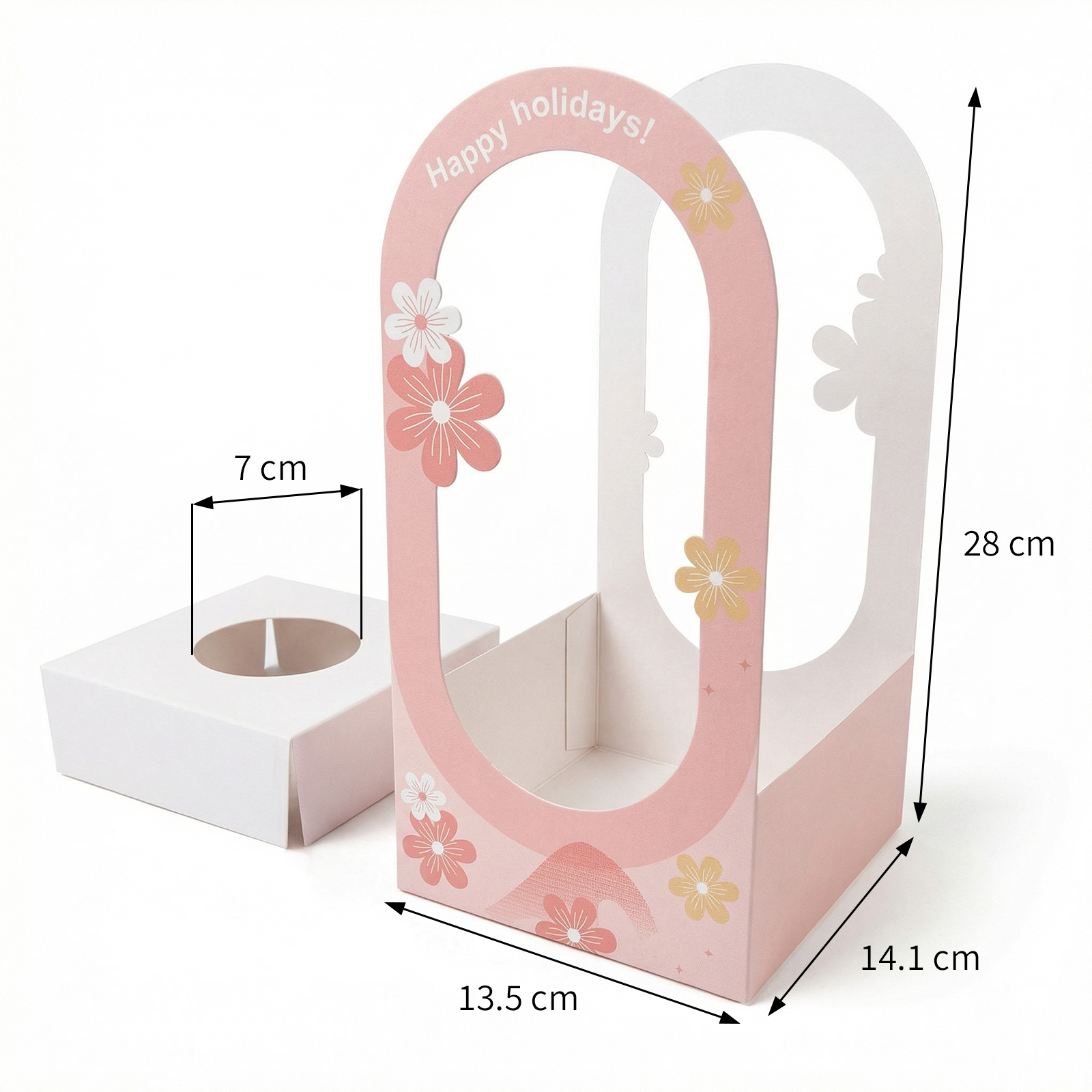 AW-CF-J8WP | Caja floral de estilo moderno