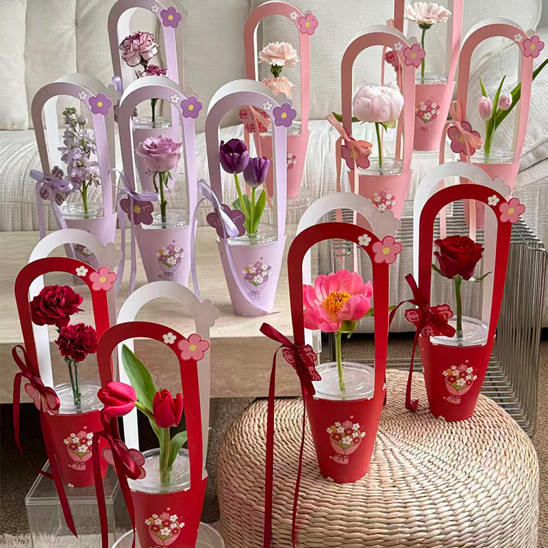 AW-CF-KY5R | Caja floral Regalo del tiempo