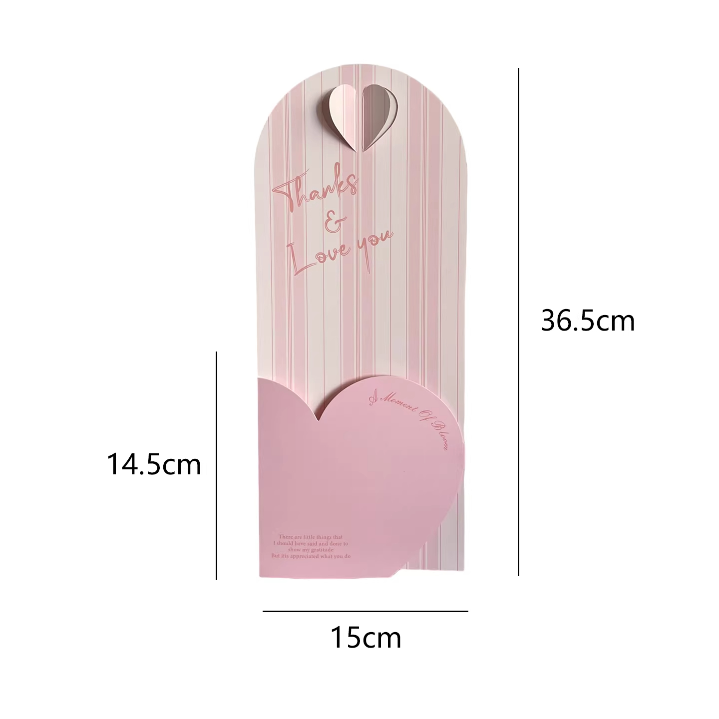 AW-TF-H8PW | Tarjeta decorativa Compañera de flores