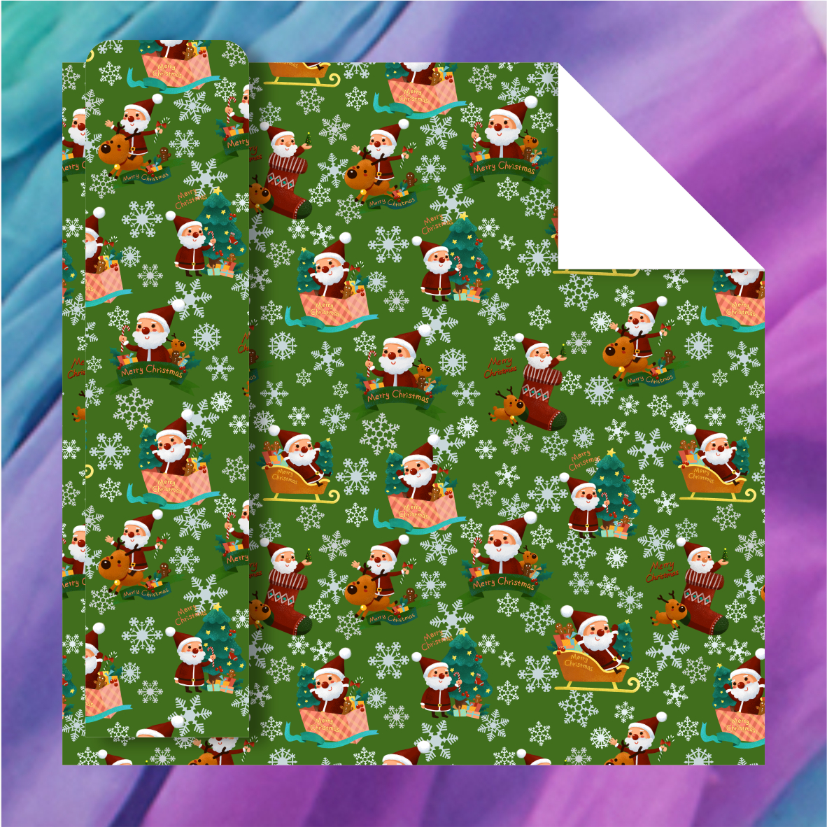 AW-PR-DK34 | Papel de Navidad con estampados variados