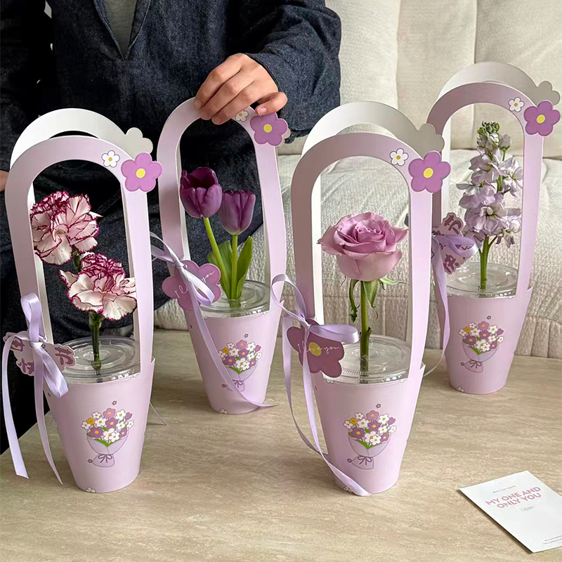 AW-CF-KY5R | Caja floral Regalo del tiempo