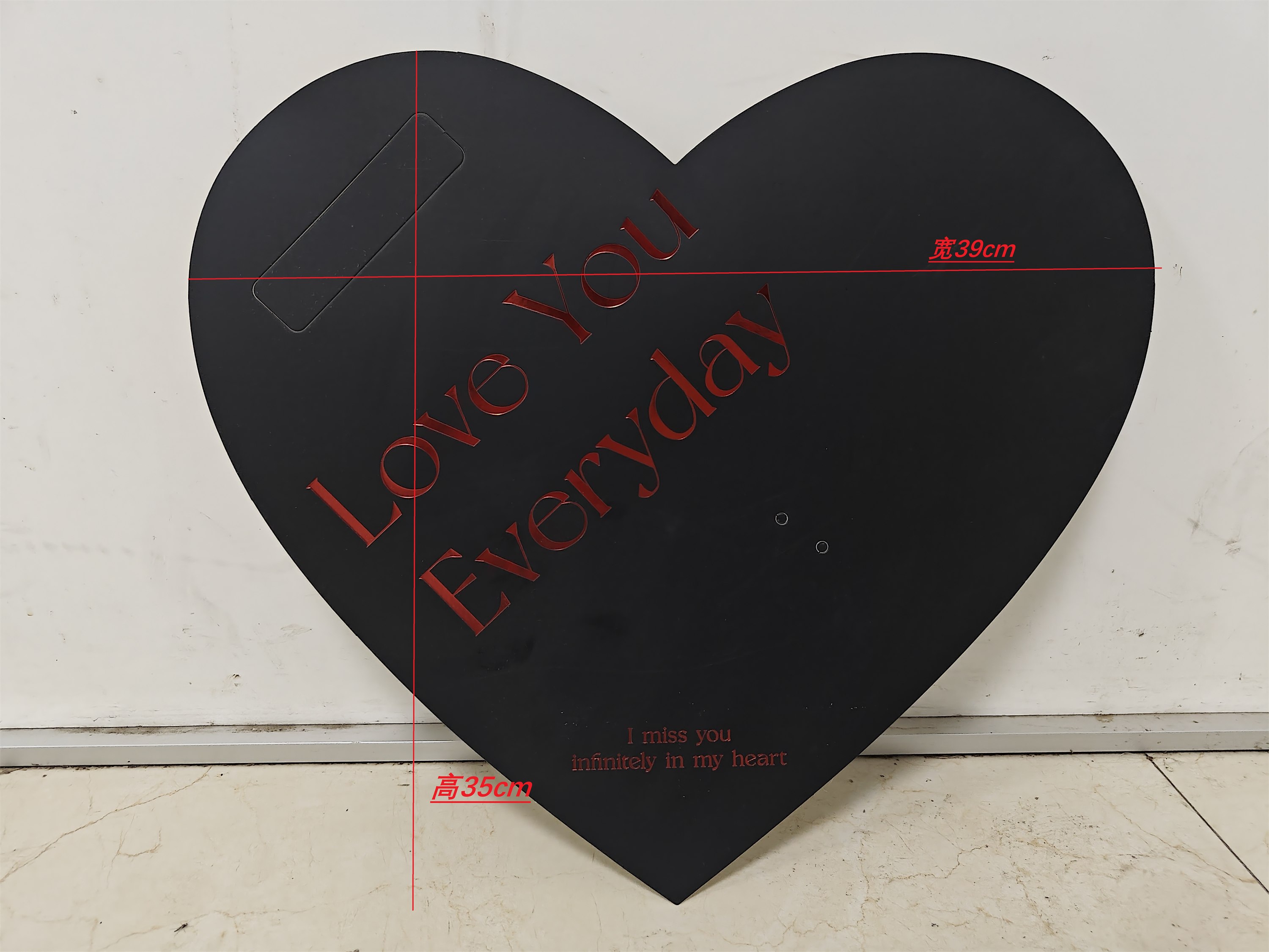 AW-CF-FVS7 | Caja floral en forma de corazón