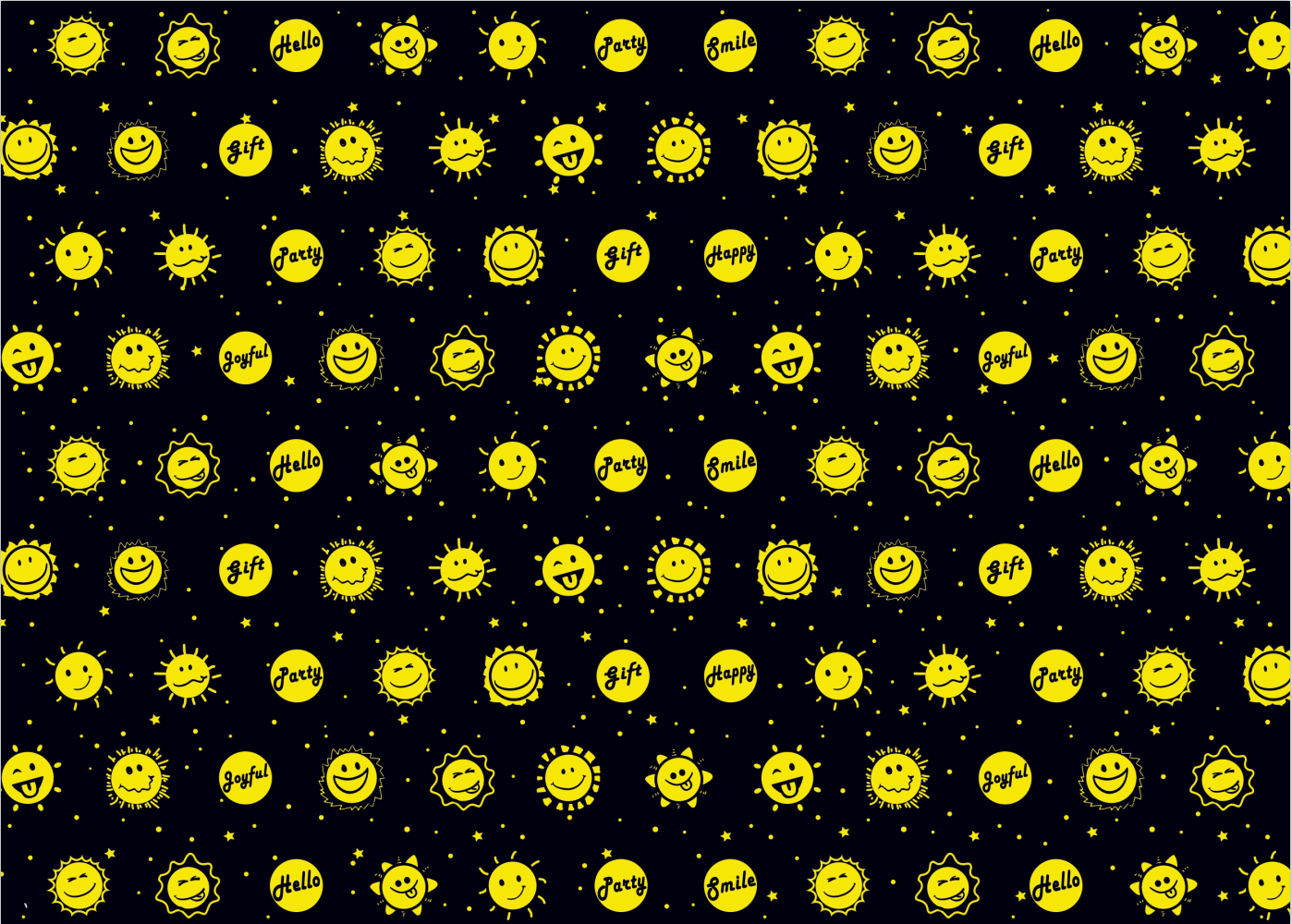 AW-PR-YG87 | Papel de cumpleaños negro con estampado especial