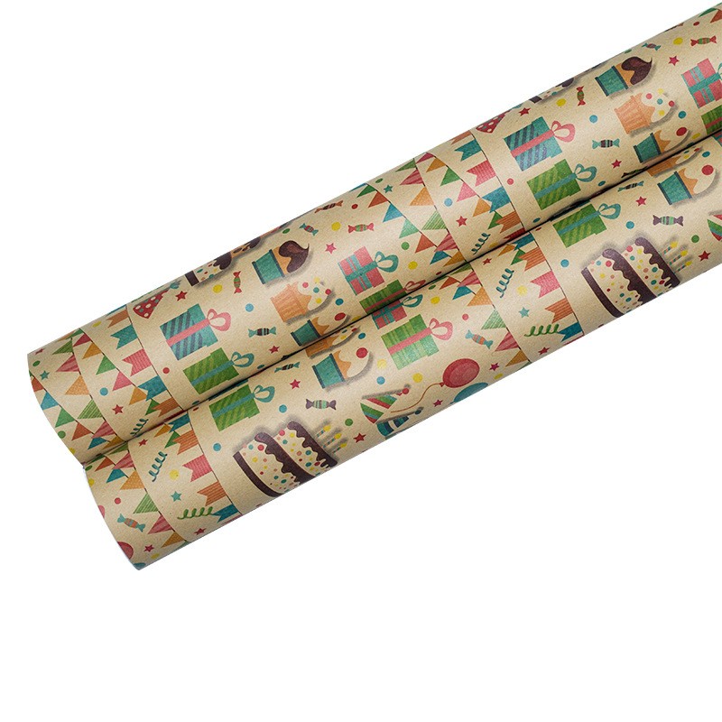 AW-PR-HB48 | Papel de cumpleaños con diseños tiernos