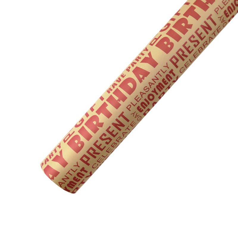 AW-PR-Z47R | Papel de cumpleaños con letras