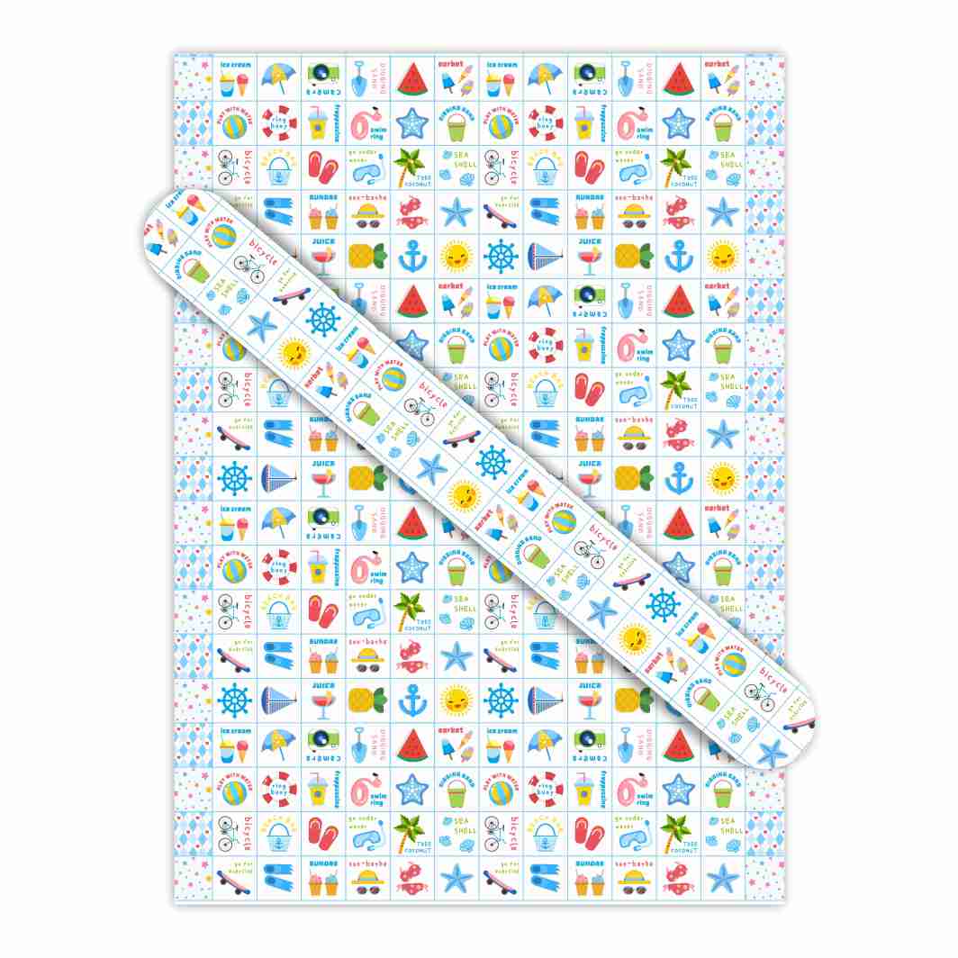 AW-PR-F45F | Papel para regalo en tonos azules