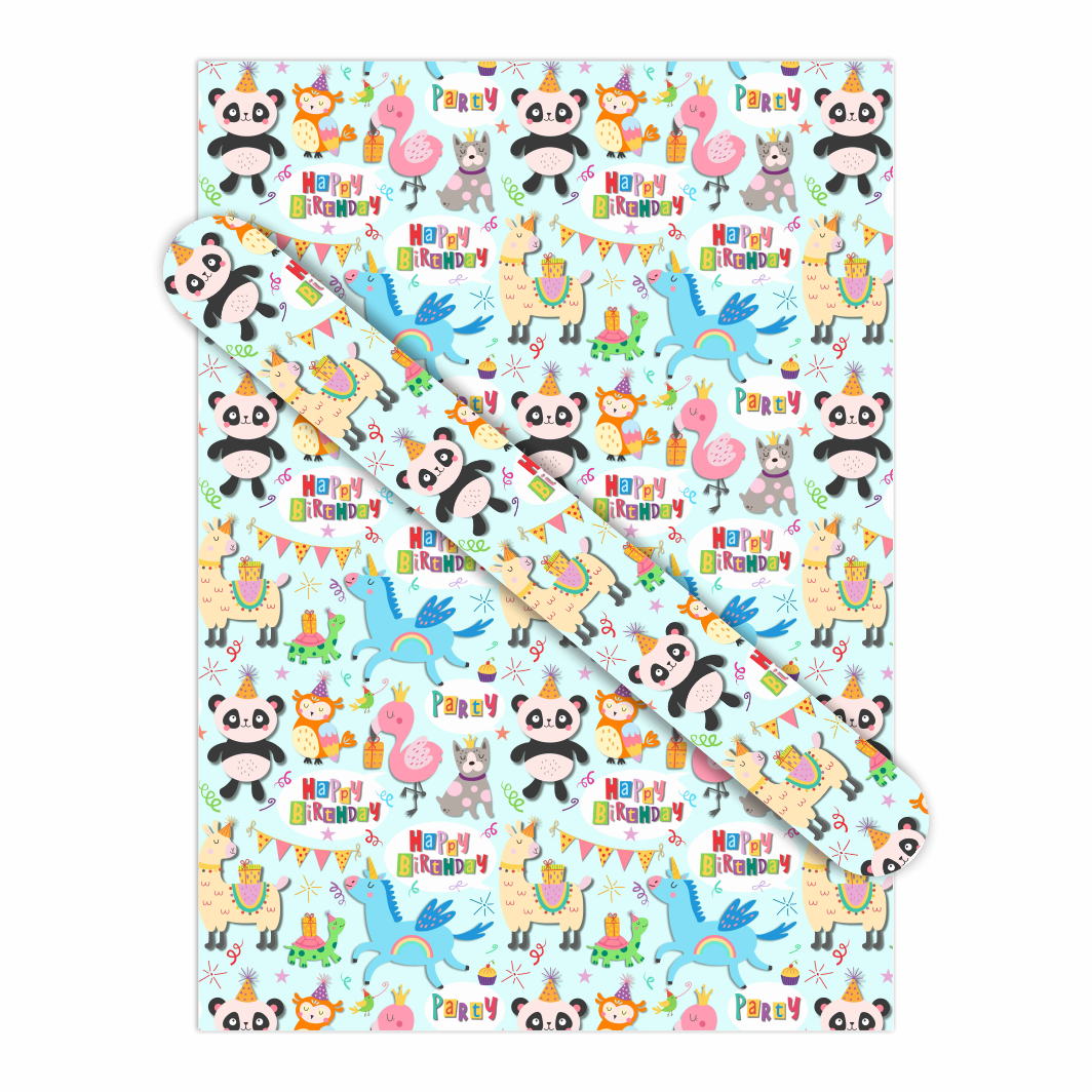 AW-PR-V829 | Papel de cumpleaños estilo fresco