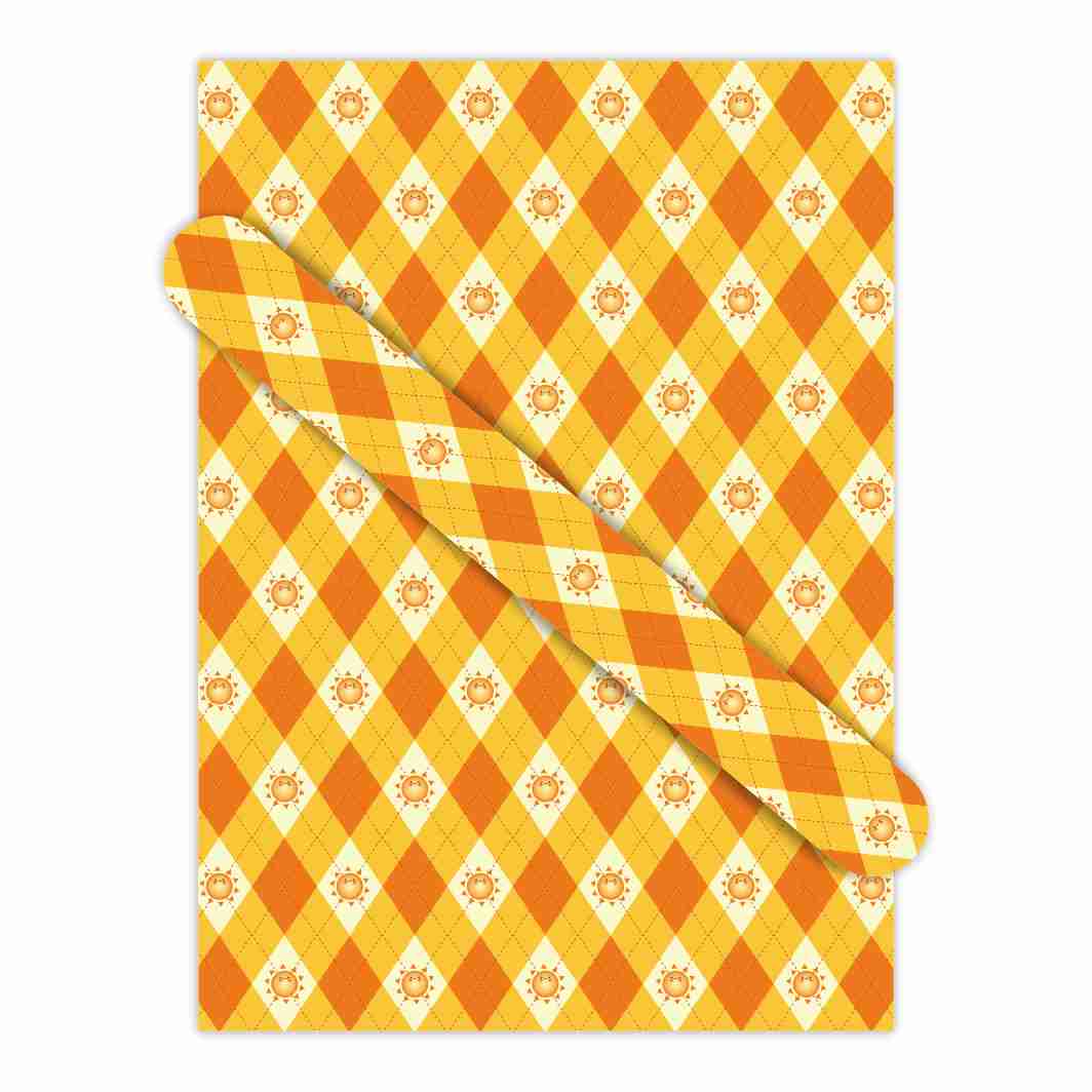 AW-PR-R3J9 | Papel para regalo en tonos amarillos