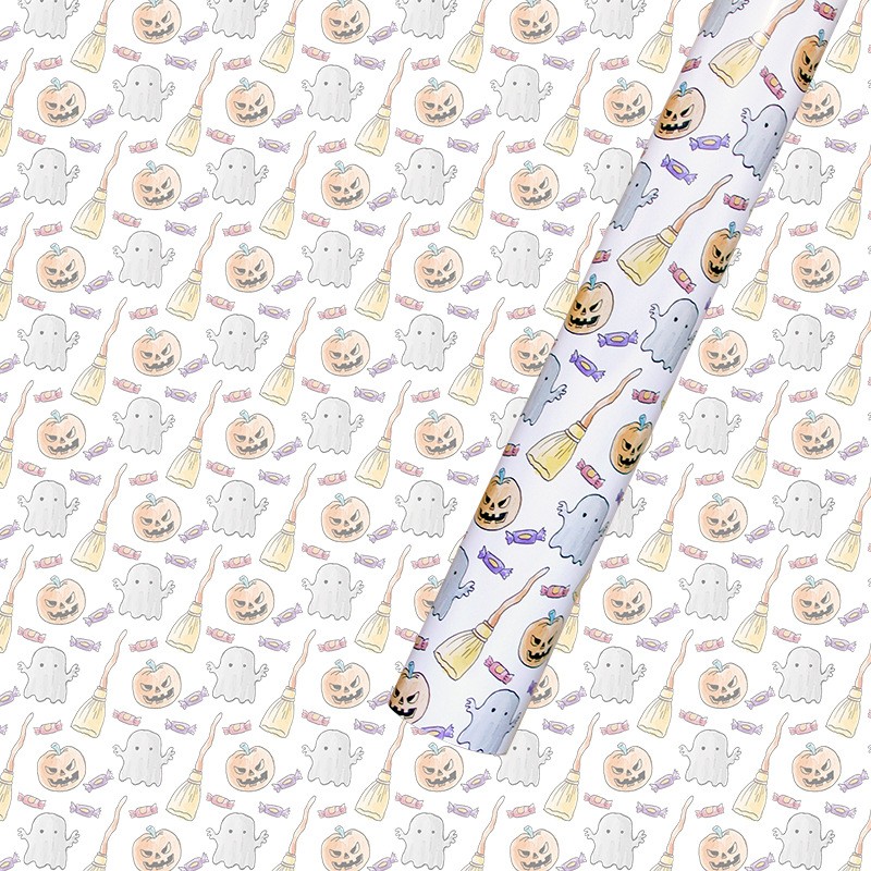 AW-PR-4JLW | Papel de Halloween en papel couché