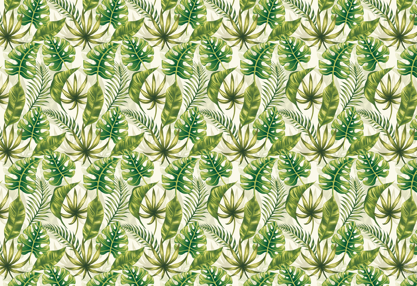 AW-PR-G486 | Papel para regalo con flores tropicales