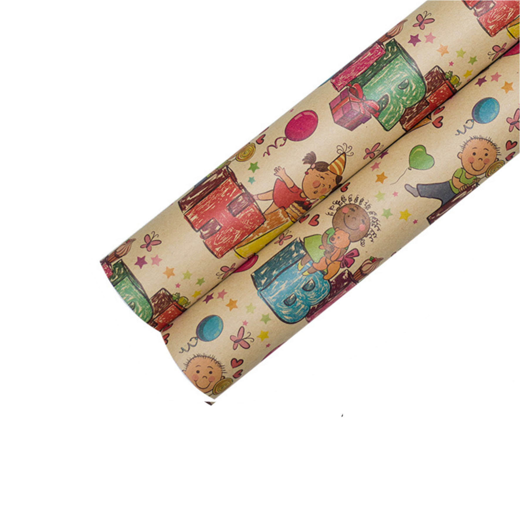 AW-PR-HB48 | Papel de cumpleaños con diseños tiernos