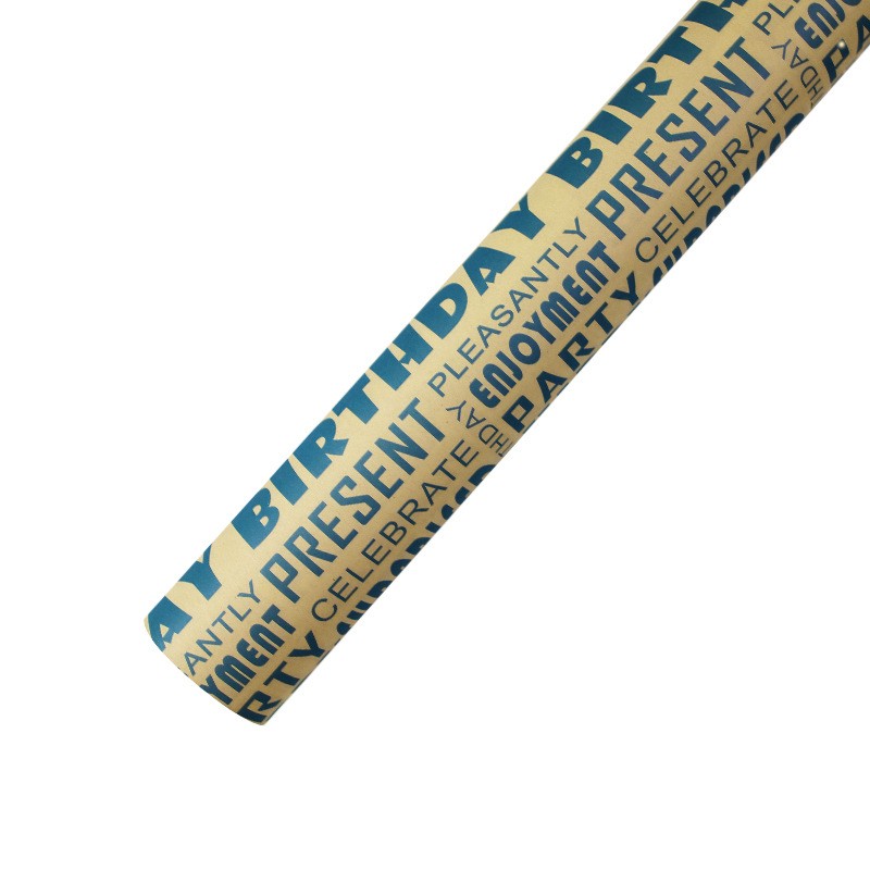AW-PR-Z47R | Papel de cumpleaños con letras