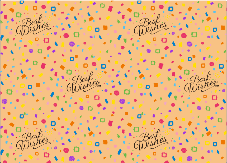 AW-PR-VABL | Papel de cumpleaños multicolor
