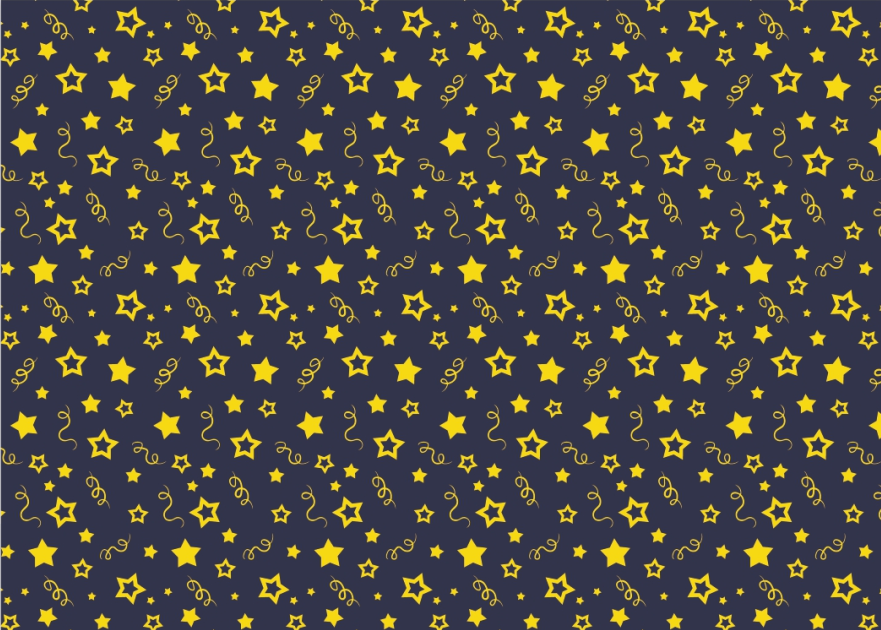 AW-PR-SDM5 | Papel para regalo azul marino con estampado dorado
