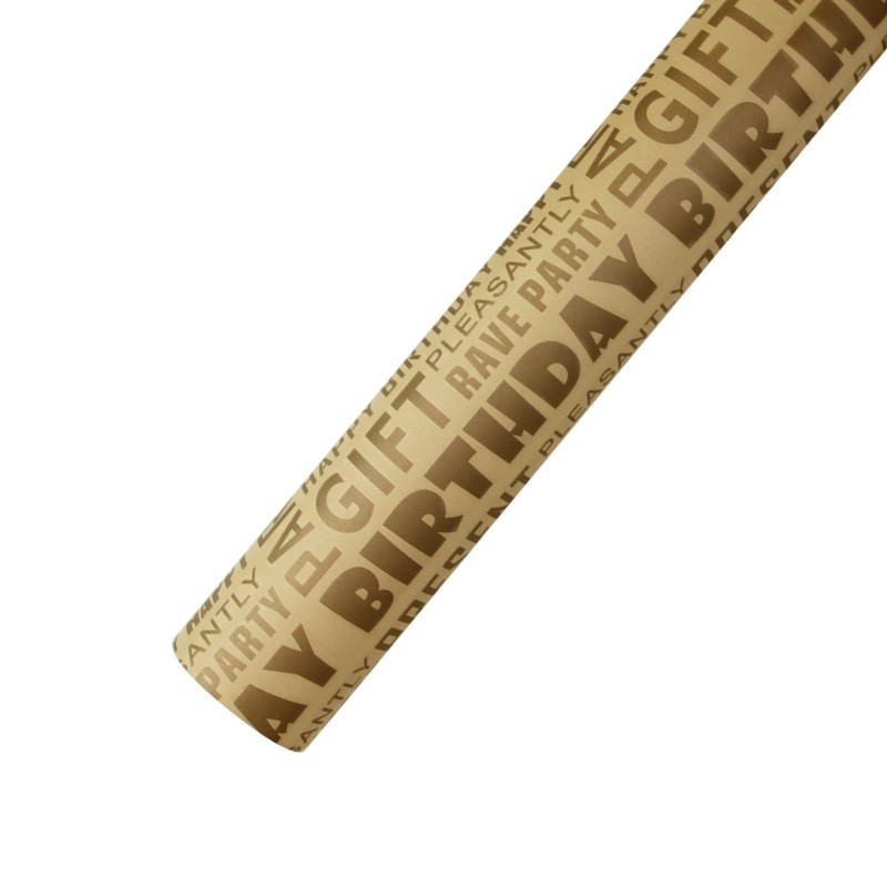 AW-PR-Z47R | Papel de cumpleaños con letras