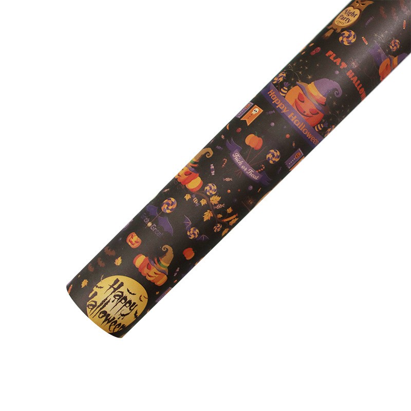 AW-PR-4LYC | Papel de Halloween estilo vintage