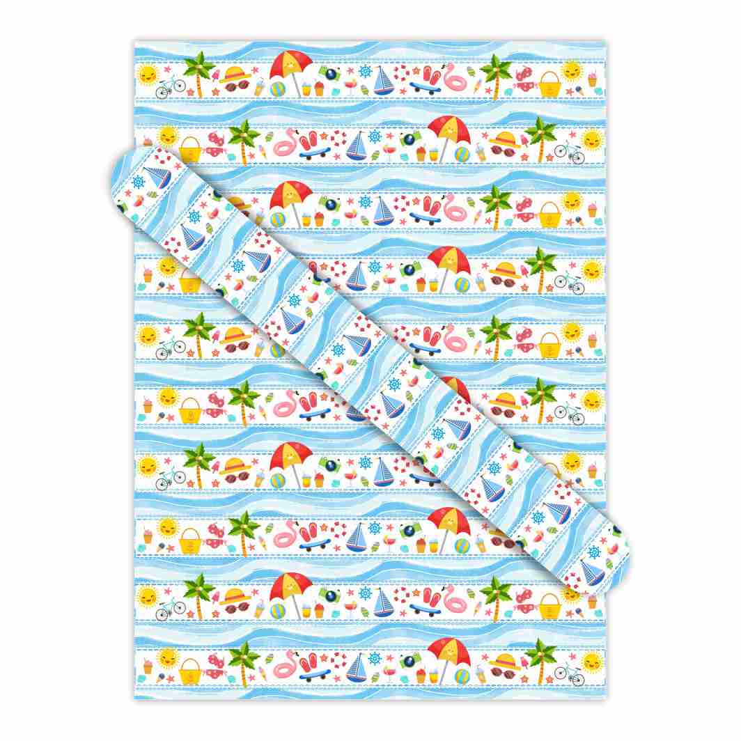 AW-PR-F45F | Papel para regalo en tonos azules
