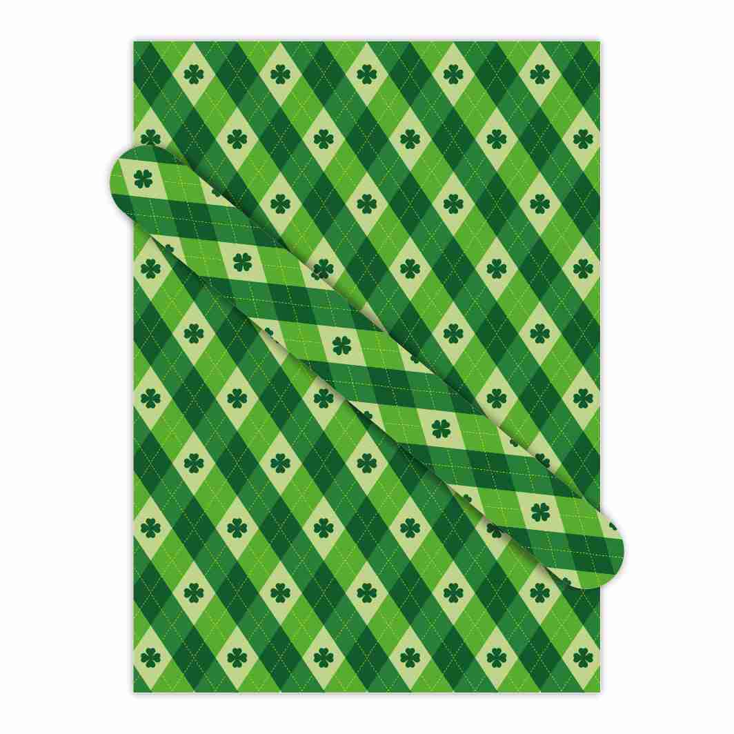 AW-PR-T7W9 | Papel para regalo en tonos verdes
