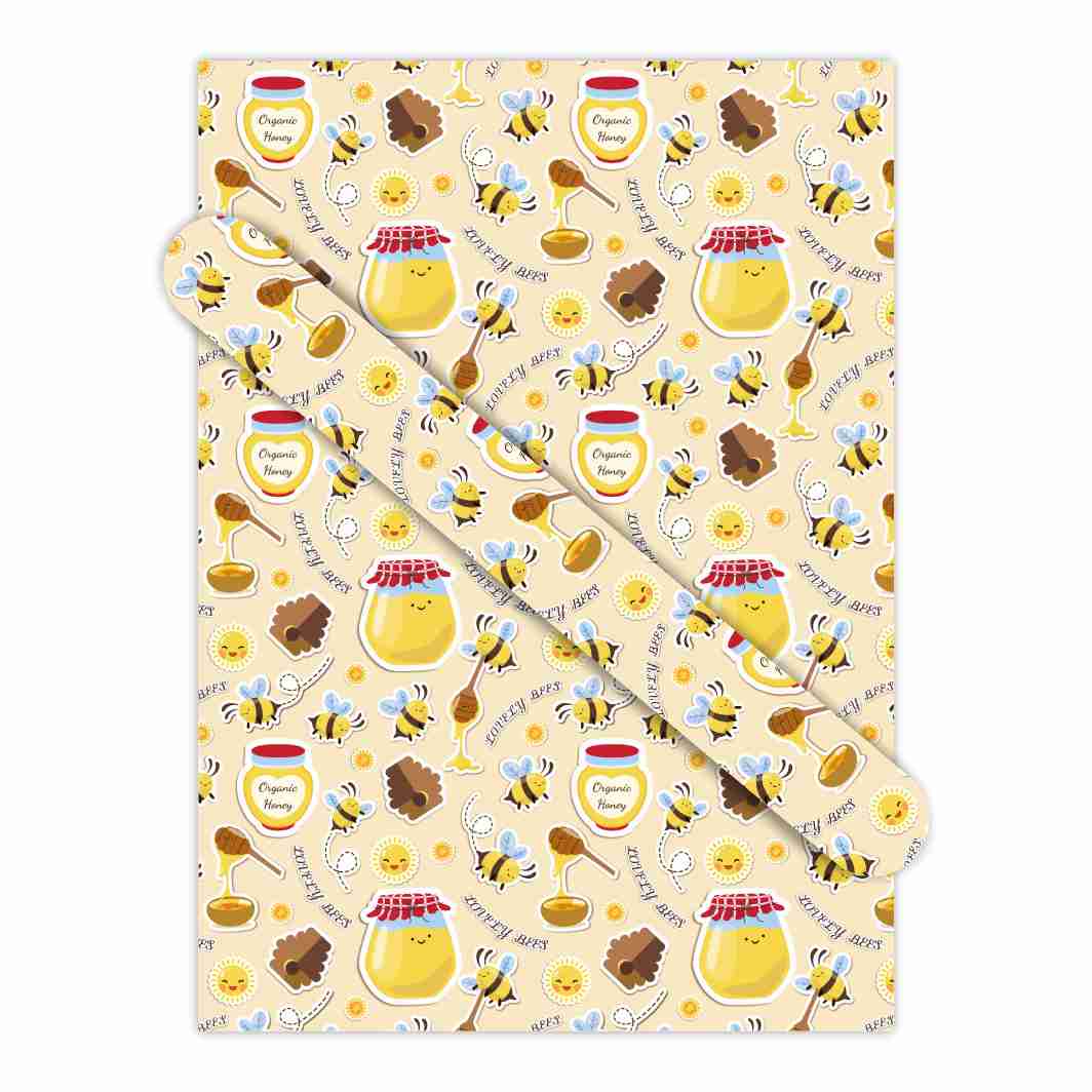 AW-PR-R3J9 | Papel para regalo en tonos amarillos