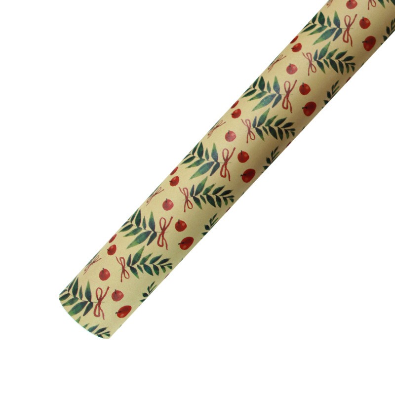 AW-PR-GWLK | Papel de Navidad con árboles a rayas