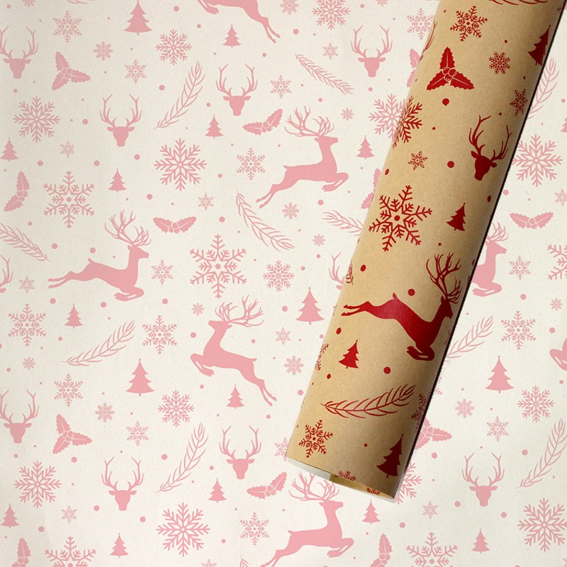 AW-PR-HXV2 | Papel de Navidad con casitas