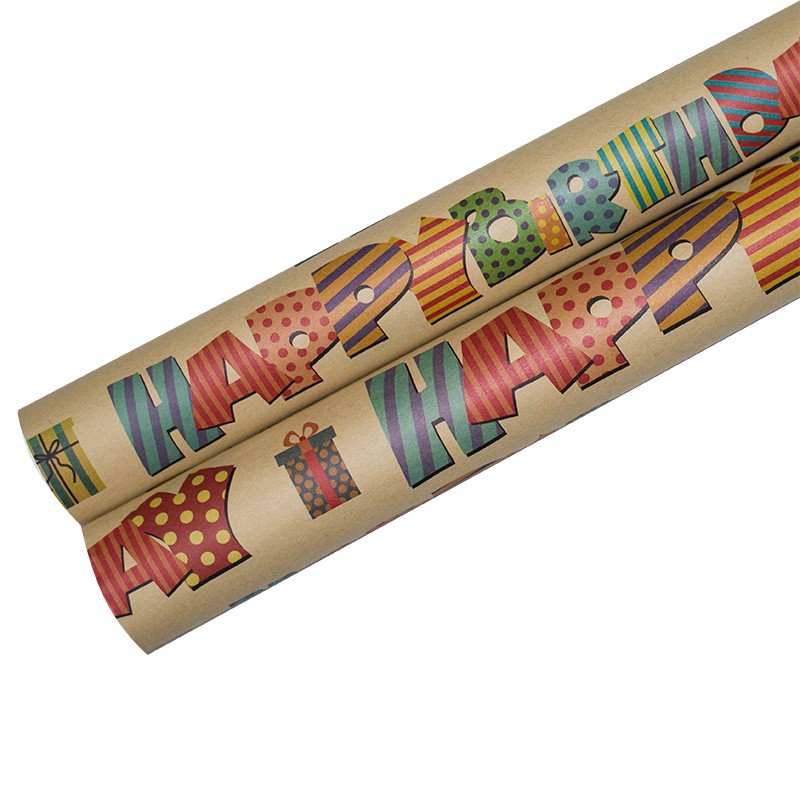 AW-PR-HB48 | Papel de cumpleaños con diseños tiernos