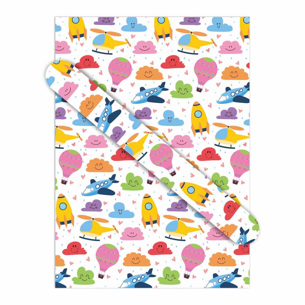 AW-PR-NTGN | Papel para regalo en colores frescos