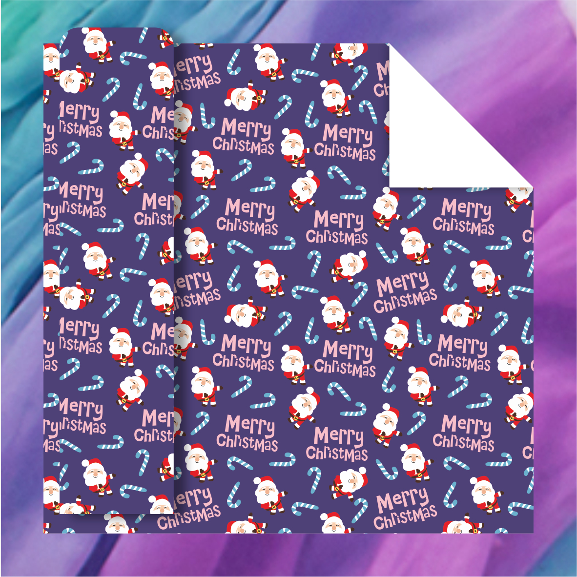 AW-PR-ZN4T | Papel de Navidad con personajes ilustrados