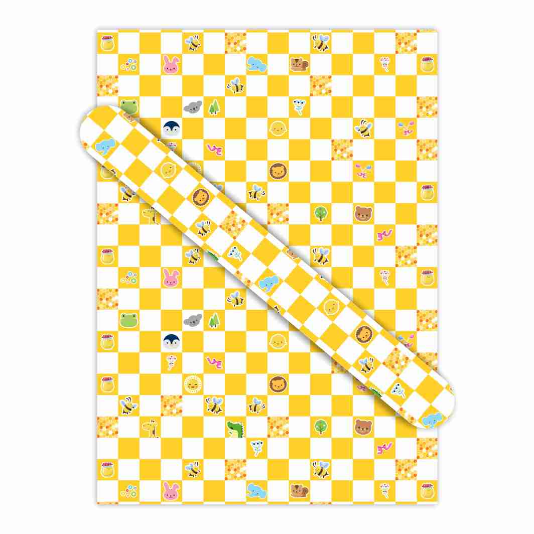 AW-PR-R3J9 | Papel para regalo en tonos amarillos