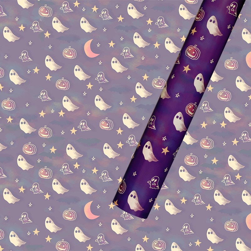 AW-PR-4JLW | Papel de Halloween en papel couché