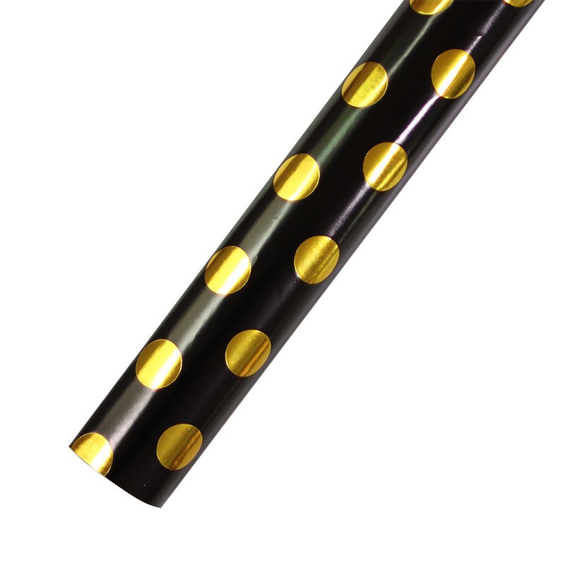 AW-PR-D7SX | Papel para regalo con estampado dorado geométrico
