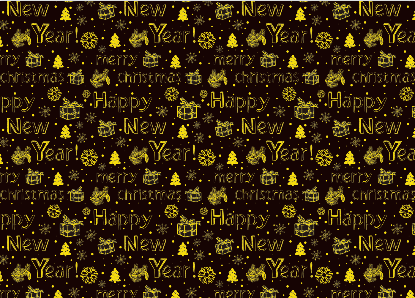 AW-PR-2GWP | Papel para regalo blanco y negro con estampado dorado
