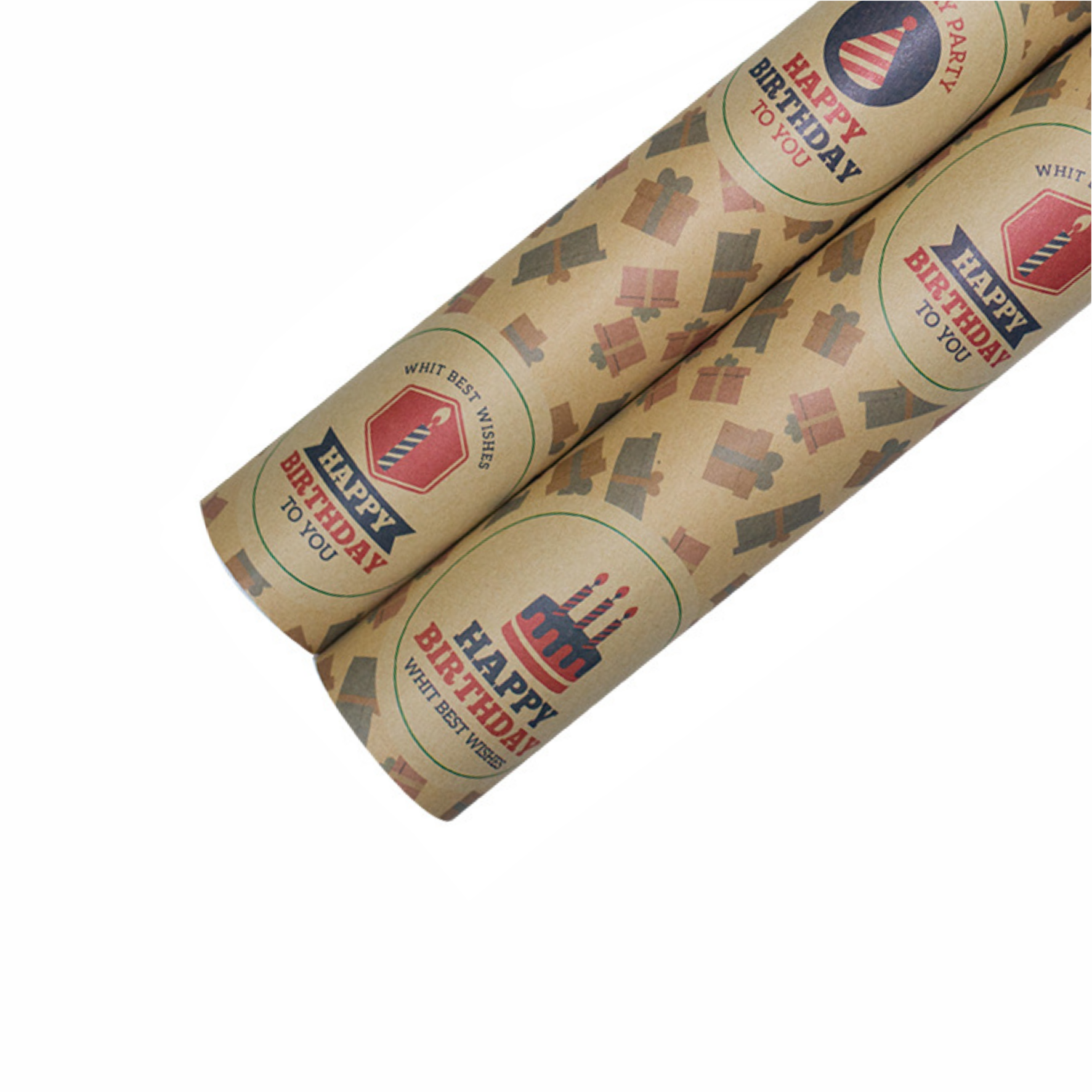 AW-PR-HB48 | Papel de cumpleaños con diseños tiernos