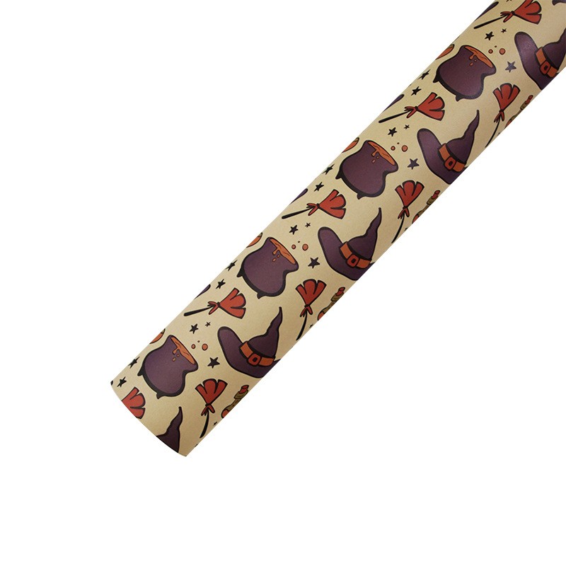 AW-PR-4LYC | Papel de Halloween estilo vintage