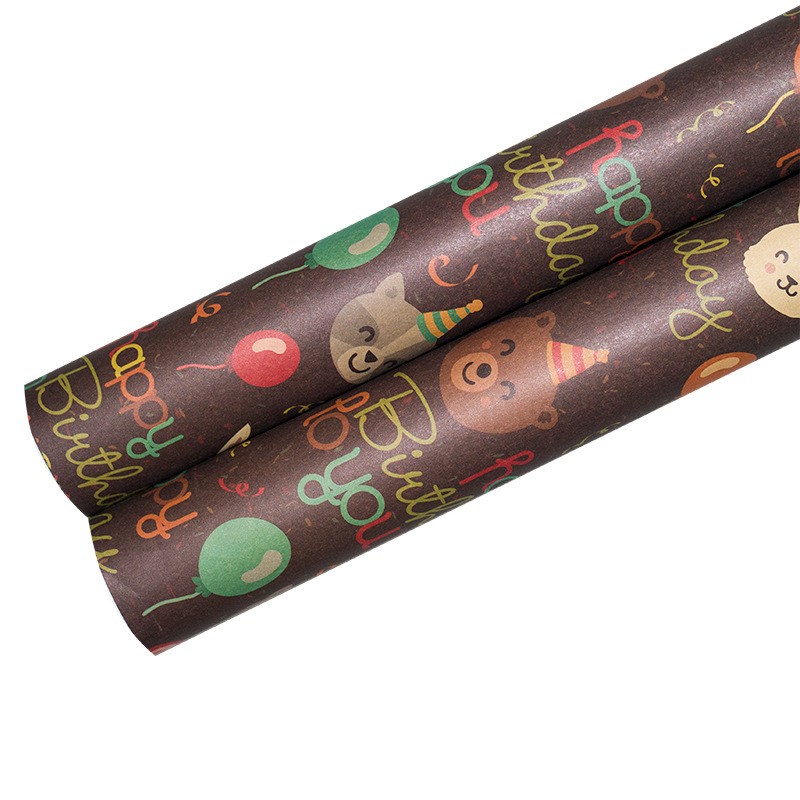 AW-PR-HB48 | Papel de cumpleaños con diseños tiernos