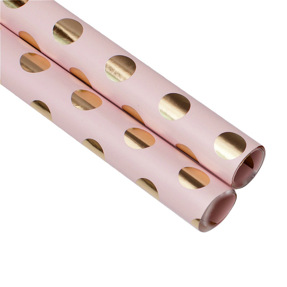 AW-PR-D7SX | Papel para regalo con estampado dorado geométrico