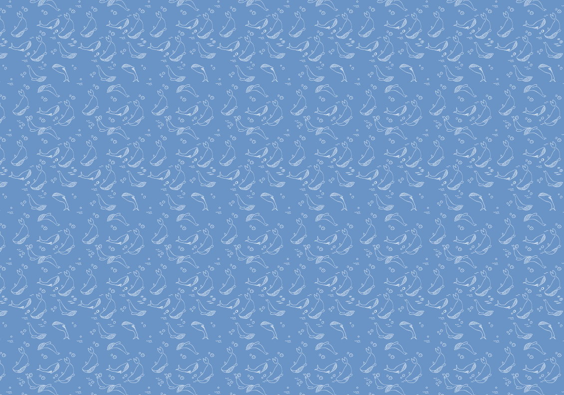 AW-PR-HYVL | Papel para regalo con ballenas del océano