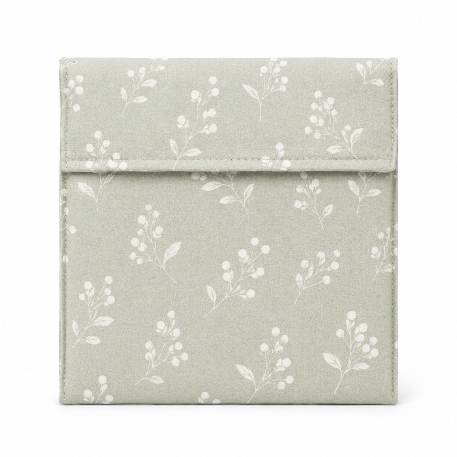 Kosmetiktasche mit Blumenmuster Grau 20x15x5 cm-Velridan