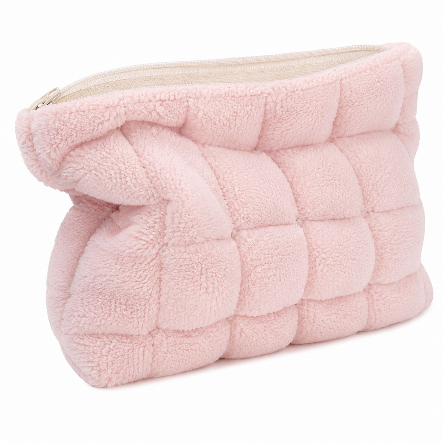 Gepolsterte Kosmetiktasche Rosa-Velridan