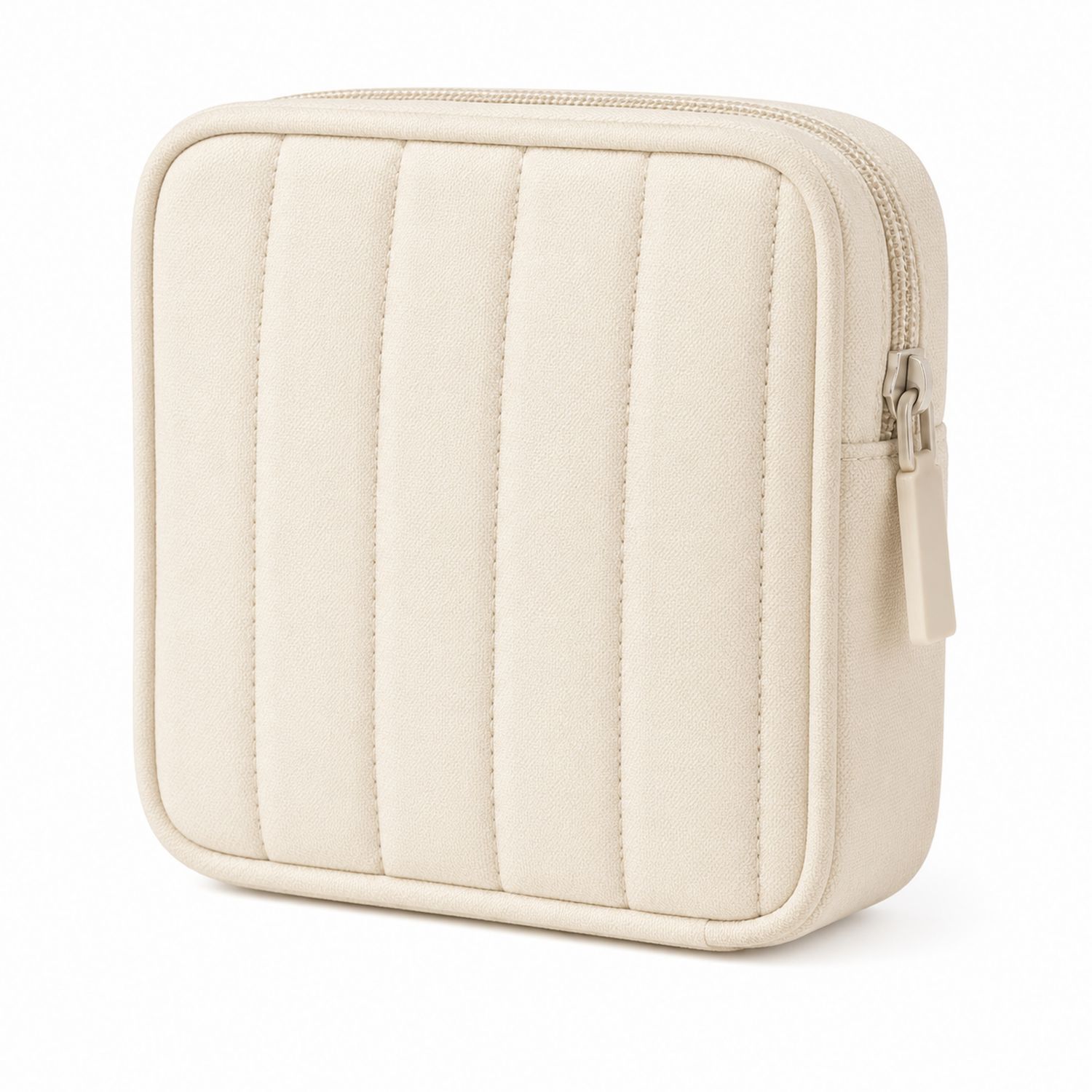 Kompakte Quadratische Reisetasche Beige-Velridan