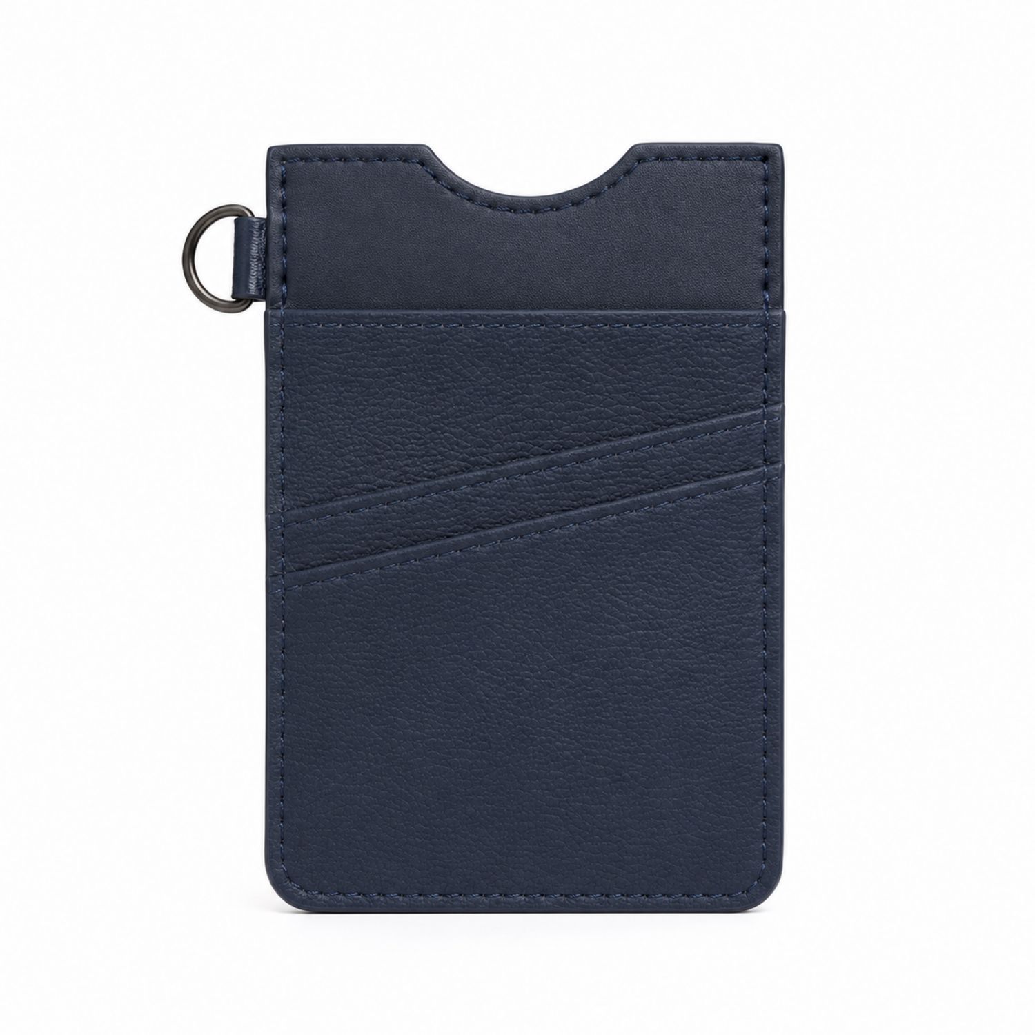 Kreditkartenetui Dunkelblau Unisex 10cm x 7cm-Velridan