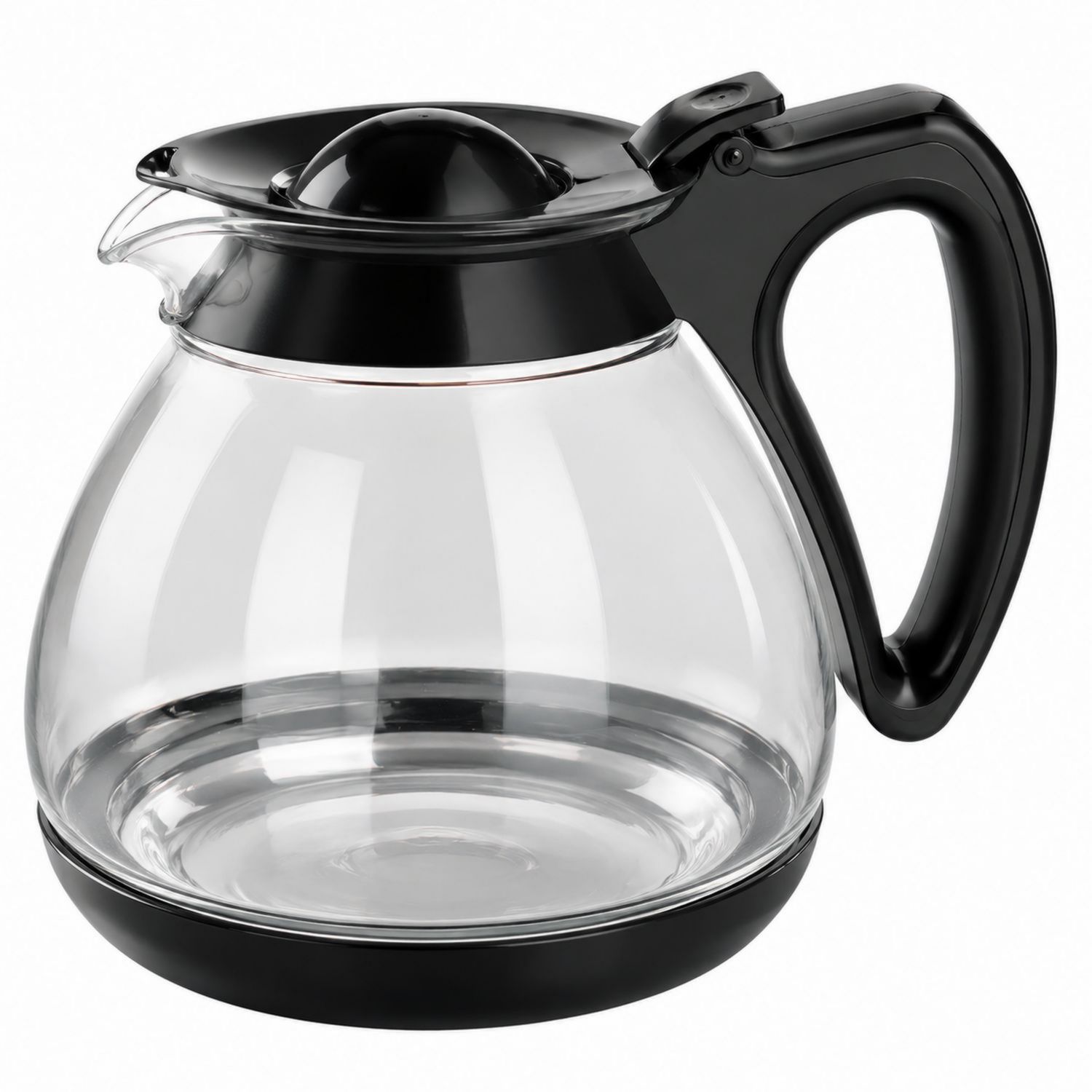 Carafe à café 1500 ml avec poignée ergonomique noire