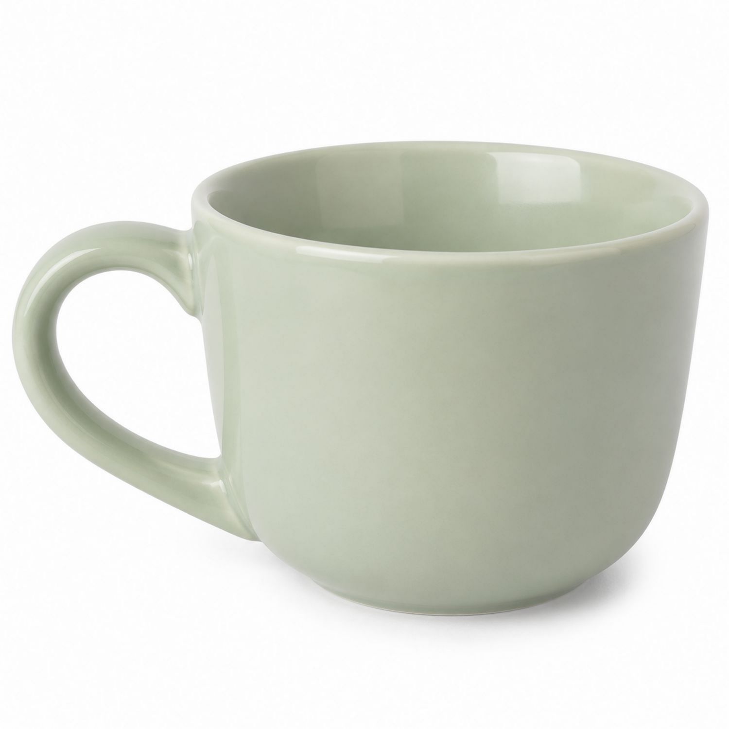 Tasse de café en porcelaine vert pâle 250 ml